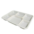 Cornstarch Vegetable Strawberry Camping Fast Food Disposable Biodegradable 6-Compartment Food Tray & Plates