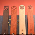 Hot Selling Custom Wooden Bookmark DIY Through-Carved Laser Printing Wood Crafts