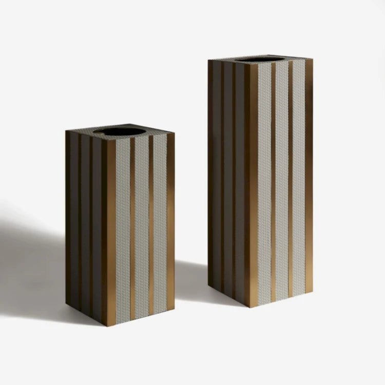 B-122 Modern Luxury Stainless Steel Vase Eco-friendly Design for Wedding or Home Decor Art Deco Style Floor Vase