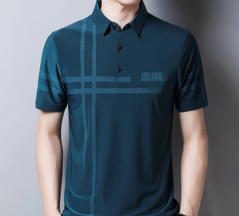 Dip Dyed Fashion Style Men Polo T-shirt