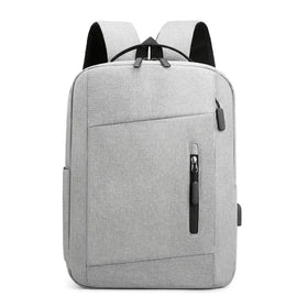 Ripstop Men Business Laptop Backpack School Bag with Usb Collage Laptop Backpacks for Boy Bags