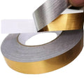 Tile Stickers Decorative Floor Wall Sticker Foil Line Peel and Stick Adhesive Tape Newtime 0.4'' * 164ft Golden Acrylic PETPET
