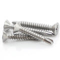 Factory Custom Stainless Steel 410 Csk Countersunk Flat Head Self Drilling Screw DIN7504P 4.2*25