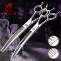 Fenice 7/7.5 Inch  High Quality Professional Pet Hair Scissors Thinning Shears Pet Hair Scissors Tool JP440C