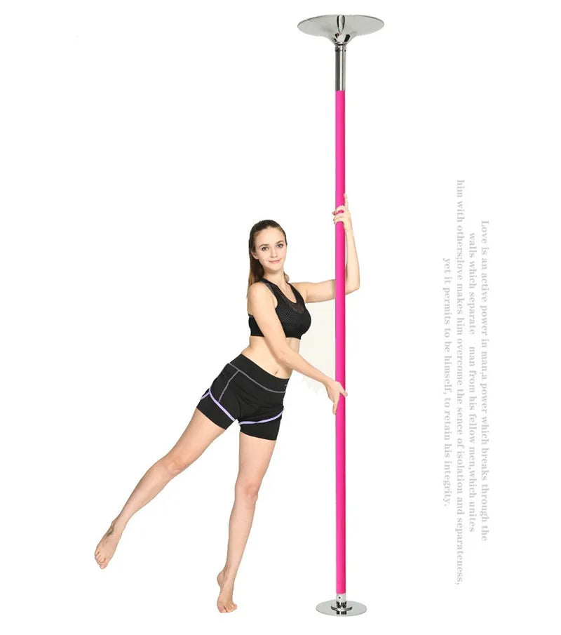 Pink Removable Stripper Pole Portable Dance Pole