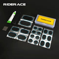 Riderace Bicycle Tire Repair Tool Set Rubber Patch Glue Tire Lever Crowbar Mountain Bike Inner Tube Fix Kit Riding Repair Tools
