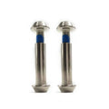 M2*4mm M3 M4 M5 Male and Female Fastener Slotted Small Black Chicago Book Screw Binding Screws for Ferniture