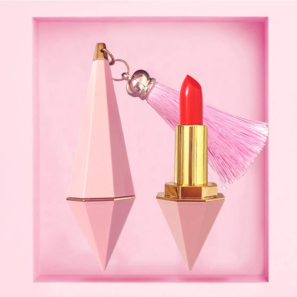 2026 Best Selling High Pigment Diamond Matte Lipstick New Customized Lipstick with Private Label Sample Size