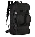 60L Durable Nylon Ripstop MOLLE Duffel Bag Tactical Travel Waterproof Backpack (Rain Cover & Patch Included)