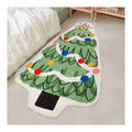 Custom Funny Mat Christmas Tree Faux Cashmere Holiday Decoration Rug
