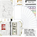 Challenge Binder Sheets Money Saving Accessories Planner A6 Budget Binder Wallet Planner with Zipper Cash Envelopes Budgeting
