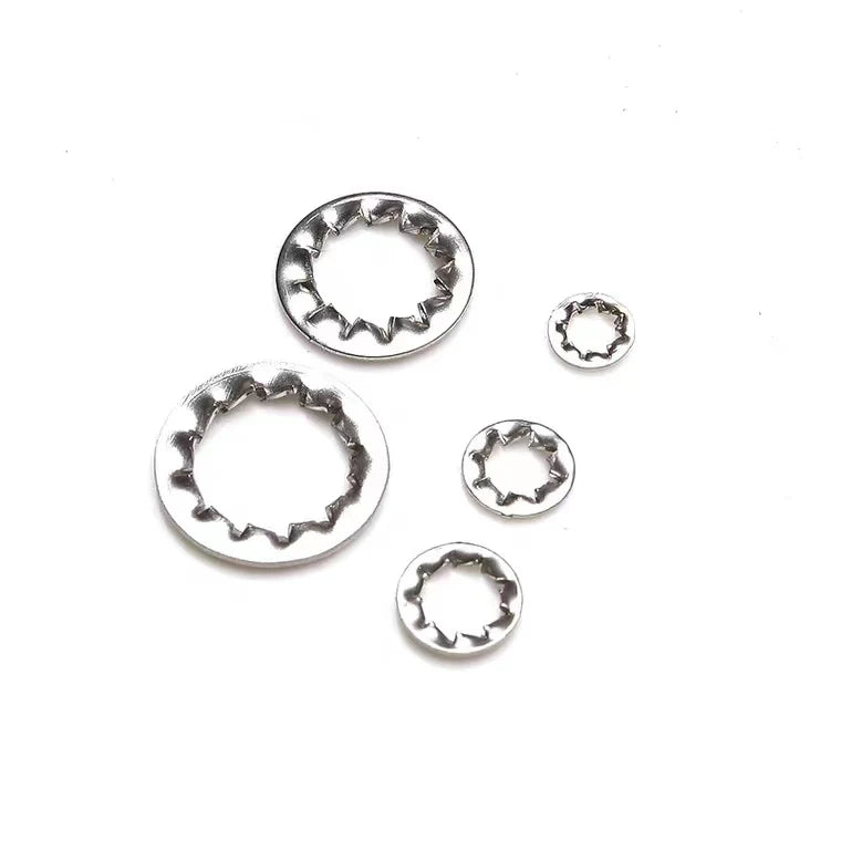 Factory Metal Stainless Steel 304 316 Washers Toothed Lock Washer DIN6798