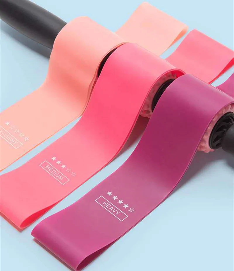 Custom Loop Resistance Bands Set Black Tpe Mini Exercise Latex Resistance Loop Bands