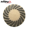 17 Inch Medium Hardness Resin Bond Diamond Wet/Dry Sponge Fiber Floor Polishing Pad OEM 30#-3000# Grit Concrete Stone Abrasive