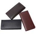 Hot Selling Men's Card Wallet PU Leather Lychee Pattern Long Handbag Brand Name Handbag Fashion Bag Polyester Women Fashion Open