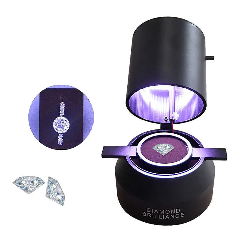 Portable Diamond Fire Color Brilliance Tester Instrument Jewelry Gems Observation Tool for Jade Cutting Mirror Jewelry