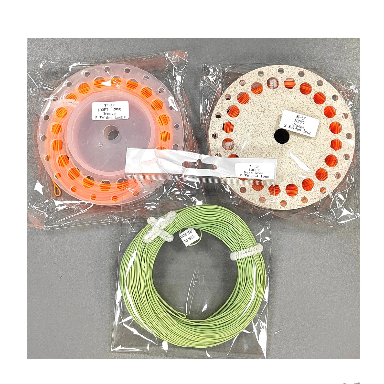100FT All-Purpose Fly Line for Trout Bass Fishing Smooth Surface Coated Double Welded Loops Floating for Lake River All-In-One