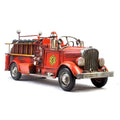 Handmade Vintage Diecast Metal Craft Vehicle Iron Car Model Toy in Red Green Home Office Shop Decoration Gift