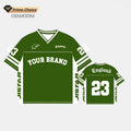 Custom Pattern Athletic Stretch White Striped Pattern Quick Dry Short-Sleeve Shirt Retro Design Soccer T-shirt for Sport Fans MegaBDM