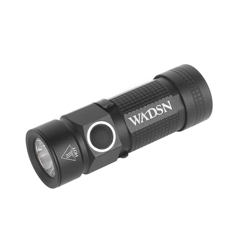 WADSN Mini Tactical WEX680 LED Flashlight High-Powered Aluminum Alloy with CR123A Battery and Strobe Function