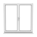 Factory Supply PVC/uPVC Windows Customized Size with Tempered/Insulated Glass Low-E Safety Glass MegaBDM