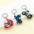 Trending Stainless Steel Car Keychain Motorcycle Boy Design Keycap Gift with Accessories for Bulk Wholesale