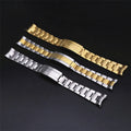 Silver and Gold 20mm 316L Stainless Steel Men's Watchband Chain for Rollex Water Ghost Series Watch Accessories