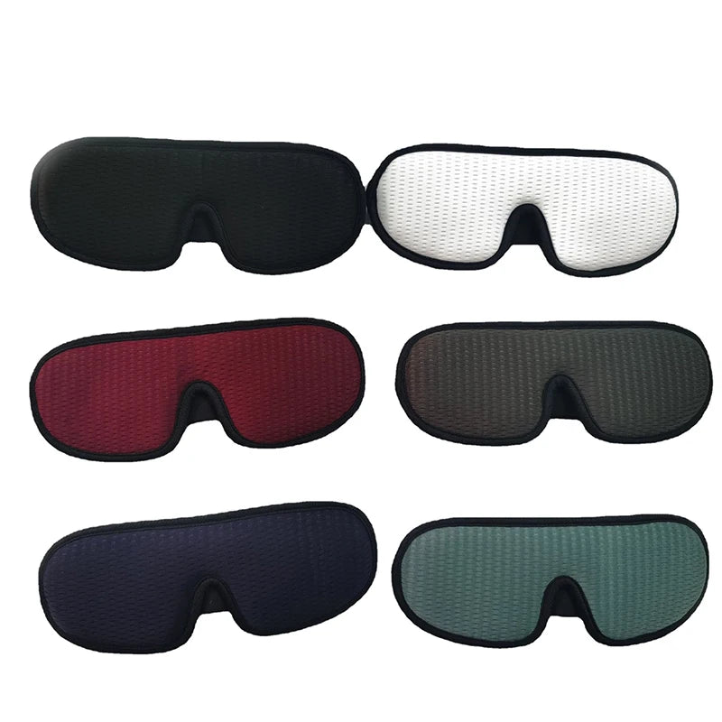 FYD Hot Selling Private Label Custom Adjustable Travel Light Block Blindfold Contoured Memory Foam Black 3d Sleeping Eye Mask
