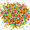 4mm Opaque Solid Round Plastic Beads Mix Colors No Hole-Small Acrylic Lucite Beads