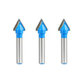 60 Degree V Type Carving Cutter for Solid Carbide CNC Router Bits OEM/ODM Customizable CE ISO Certified Woodworking Mill Cutter