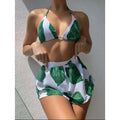 Wholesale Manufacture Three Piece Bathing Suit Girls Swimwear With Cover up Printing Bikini Beachwear