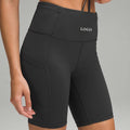 F230385 Fitness Apparels Private Label Gym Wear Patchwork Butt Lift High Waist Workout Biker Shorts Yoga Shorts