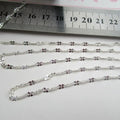 Wholesale S925 Silver Flower Chain Butterfly Chain for DIY Jewelry Making Findings