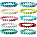 Natural Stone8MM Bead Healing Crystal Bracelet Charka Feng Shui Real Tiger Eye Stone Charm Men Women Bracelet