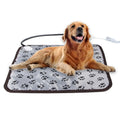 Winter Electric Pet Heating Pad for Dogs and Cats Anti-Bite Chew Waterproof Blanket with Print Pattern Warm Heated Bed Mat