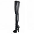 13cm High-heeled Shoes Cutout Over-the-knee Women's Boots Back Strap Open Toe Sandals 5inch Heels Thigh High Boots