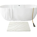Diatomaceous Earth Bath Mat Solid Machine Made Nonslip Absorbent Fast Drying Hard Bathroom Floor Shower Mats
