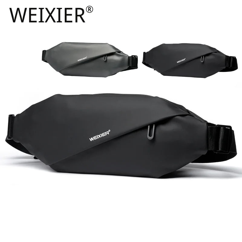 Customized LOGO Fashion Multi Functional Sports and Leisure Chest Bag Practical Large Capacity Men's Waist Bag for Travel Work