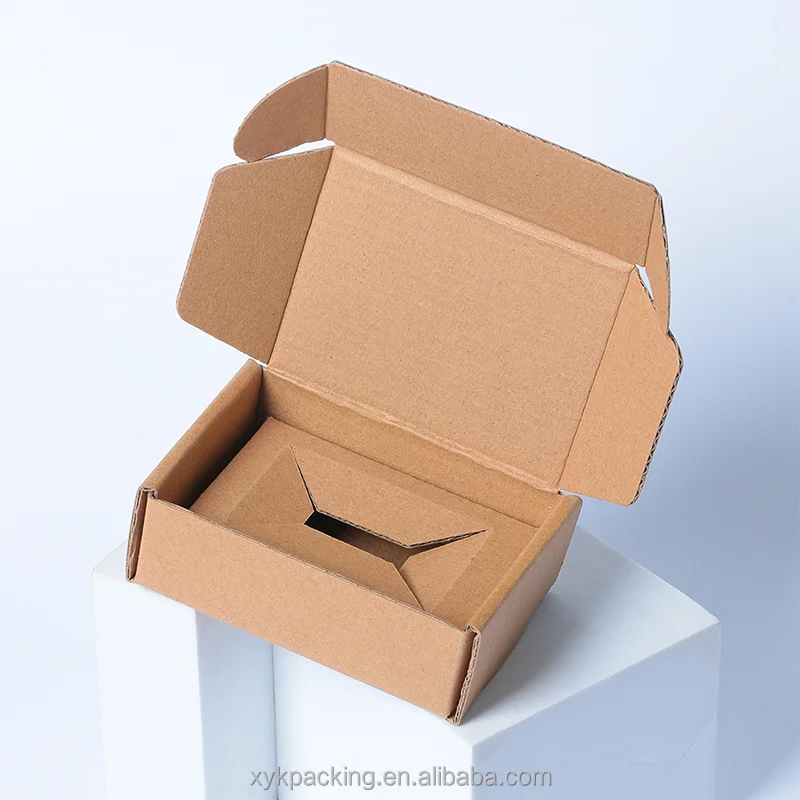 Wholesale Corrugated Box Custom with logo Wig Box Packaging Custom Clothing Hat Boxes