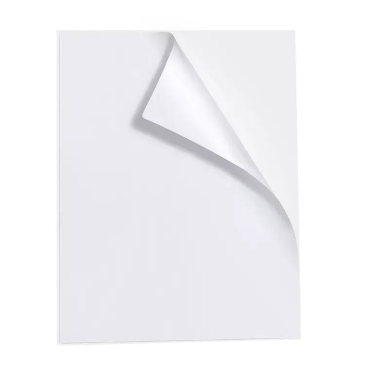 Wholesale Waterproof A4 Sheet Glossy Inkjet Vinyl Sticker Paper and Laser Printer Label Stickers Custom