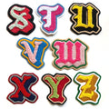 Hot Sell Iron on Letter Patch Wholesale Greek Letter Patches