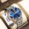 Poedagar New ArrivalsLuxruy Men's Watches Waterproof Luminous Quartz Watches Stainless Steel Watch for Men