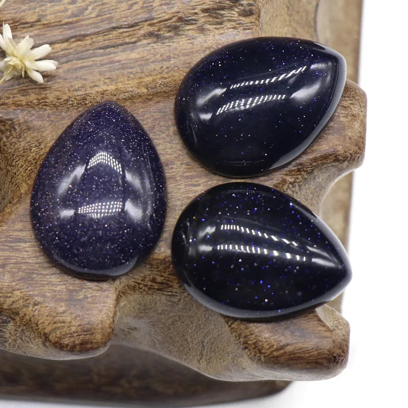 DIY Cabochon Natural Blue Sand Stone Wholesale Cabochon Gemstone