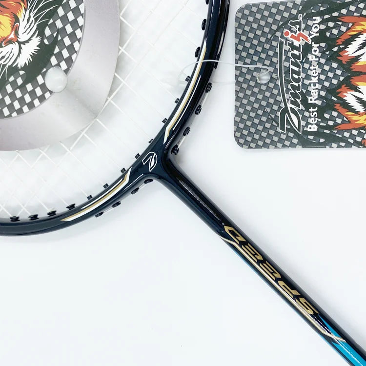 Dmantis Professional Badminton Rackets Carbon Fiber Defensive Type with Durable and Economical PU Grip Model DMS45