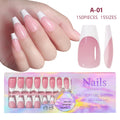 Wholesale Press on Nails Nude False Nails Artificial Fingernails French Almond Reusable Acrylic False Nails