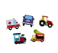 Resin Transportation Simulation Car Tractor Ambulance Miniature Flatback Cabochon DIY Craft Scrapbooking