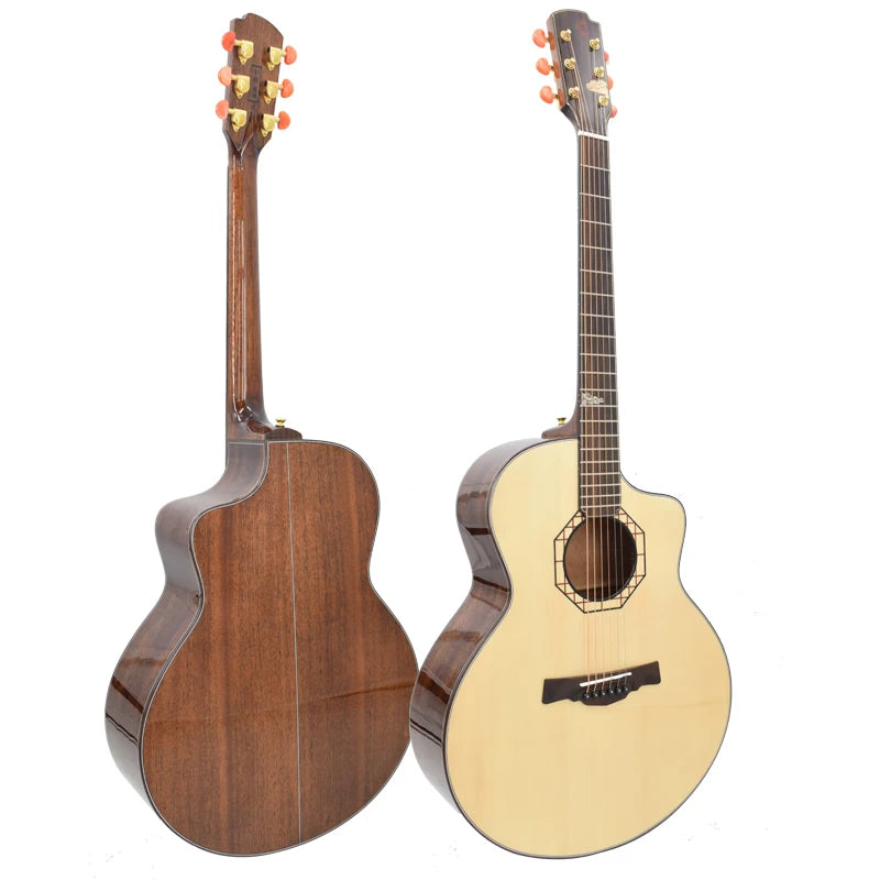 Geake Factory's Special Acoustic Electric Guitar High Quality Chinese Made Instrument