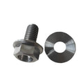 Customization Hollow M6 Gr5 Titanium Flange Head Bolt with Washer for Motorcycle or Car