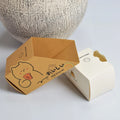 Portable Sandwich Burger Box Slippery Egg Thick Egg Burnt Toast Paper Tray Packaging Box Holding Bread Carton