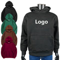 Wholesale in Stock Men Cotton Fleece Pullover Unisex Heavyweight Oversize Custom Print Men's Winter Warm Sweatshirts Hoodies